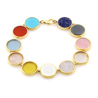Bracciale in argento con Turchese (Juwelo Bauhaus)
