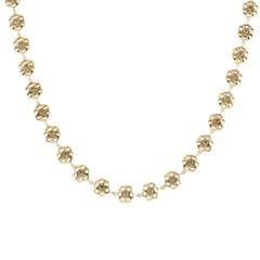 Collana in oro con Diamante Champagne I2 (Ornaments by de Melo)