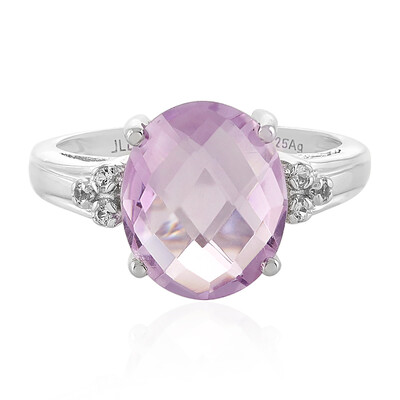 Anello in argento con Ametista Rose de France