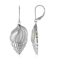 Orecchini in argento con Madreperla (Art of Nature)