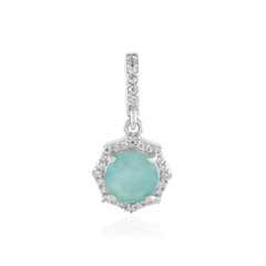 Ciondolo in argento con Grandidierite
