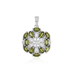 Ciondolo in argento con Moldavite