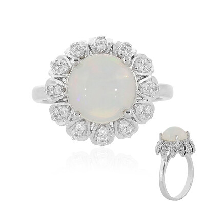 Anello in argento con Opale di Welo