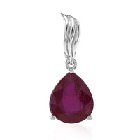 Ciondolo in argento con Rubino del Madagascar