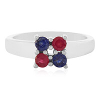 Anello in argento con Rubino del Madagascar