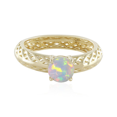 Anello in oro con Opale di Welo (Ornaments by de Melo)