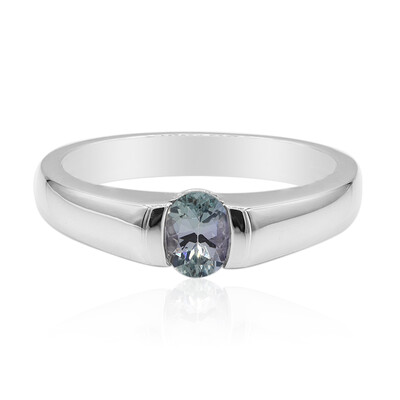 Anello in argento con Tanzanite (non riscaldata)