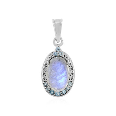 Ciondolo in argento con Labradorite