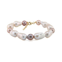 Bracciale in argento con Perla d'Acqua Dolce Bianca (TPC)
