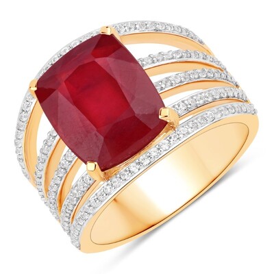 Anello in oro con Rubino del Madagascar (SUHANA)