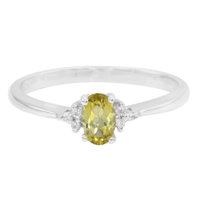 Anello in argento con Tormalina Cuprian