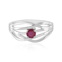 Anello in argento con Rubino del Madagascar