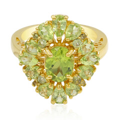 Anello in argento con Peridoto