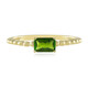 Anello in argento con Diopside Russo