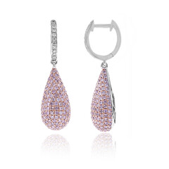Orecchini in oro con Diamante Rosa SI1 (CIRARI)
