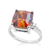Anello in oro con Sfalerite (AMAYANI)