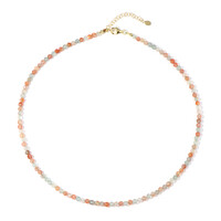 Collana in argento con Pietra del Sole dell'Oregon