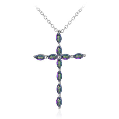 Collana in argento con Quarzo Mistico