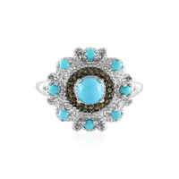 Anello in argento con Turchese Sleeping Beauty