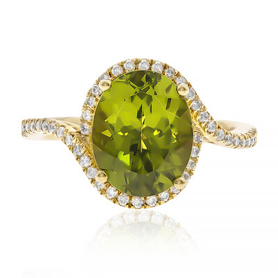 Anello in oro con Peridoto Dashihe