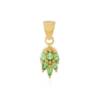Ciondolo in argento con Tsavorite