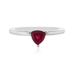 Anello in argento con Rubino del Madagascar