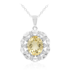 Collana in argento con Citrino