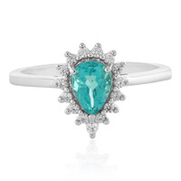 Anello in argento con Apatite Blu