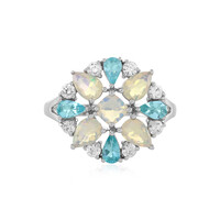 Anello in argento con Opale di Welo