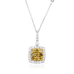 Collana in oro con Diamante Giallo SI1 (CIRARI)