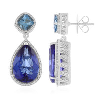 Orecchini in oro con Tanzanite AAA (de Melo)