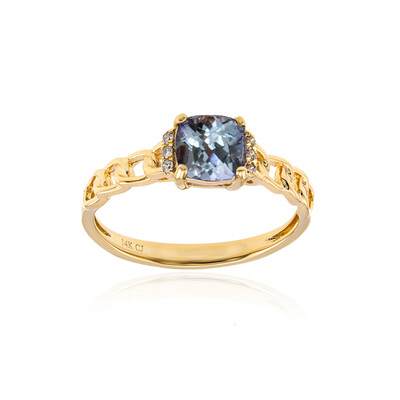 Anello in oro con Tanzanite (non riscaldata) (CIRARI)