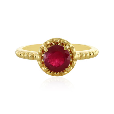 Anello in argento con Rubino del Madagascar