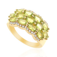 Anello in argento con Idocrasio