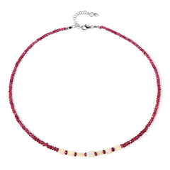 Collana in argento con Rubino del Madagascar