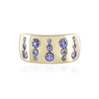 Anello in oro con Tanzanite AAA (de Melo)