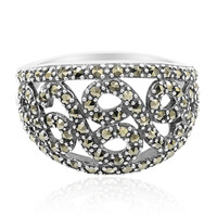 Anello in argento con Marcassite