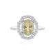 Anello in argento con Berillo Giallo