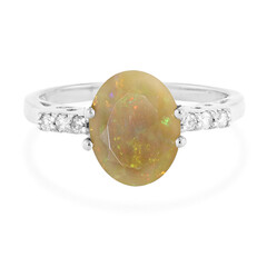 Anello in oro con Opale Kalimaya