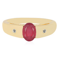 Anello in argento con Rubino del Madagascar