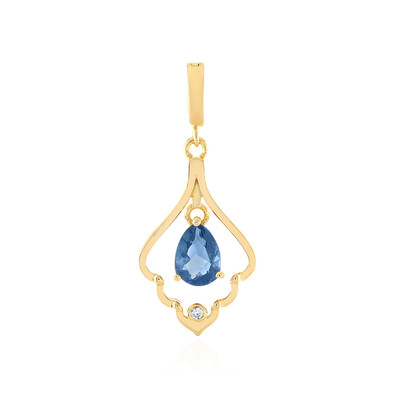 Ciondolo in argento con Fluorite Cangiante