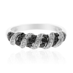 Anello in oro con Diamante Nero
