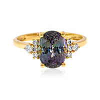 Anello in oro con Tanzanite (non riscaldata) (CIRARI)