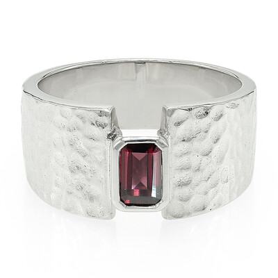 Anello in argento con Rodolite Rajasthan