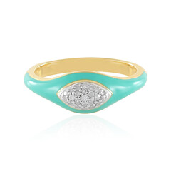 Anello in argento con Diamante I3 (J)
