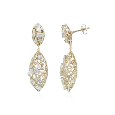 Orecchini in oro con Zircone (Ornaments by de Melo)