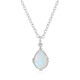 Collana in argento con Opale di Welo