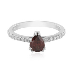 Anello in argento con Zircone Rosa