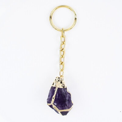Accessorio in acciaio inossidabile con Ametista