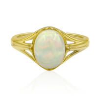 Anello in oro con Opale di Welo AAA (Adela Gold)